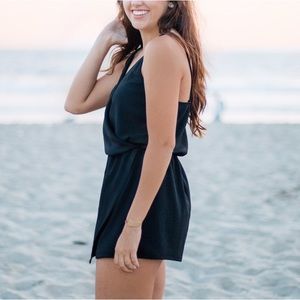 UO Comfortable Black Romper
